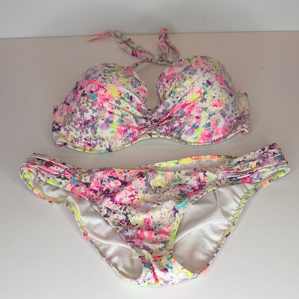 Victoria's Secret Neon Multicolor bikini